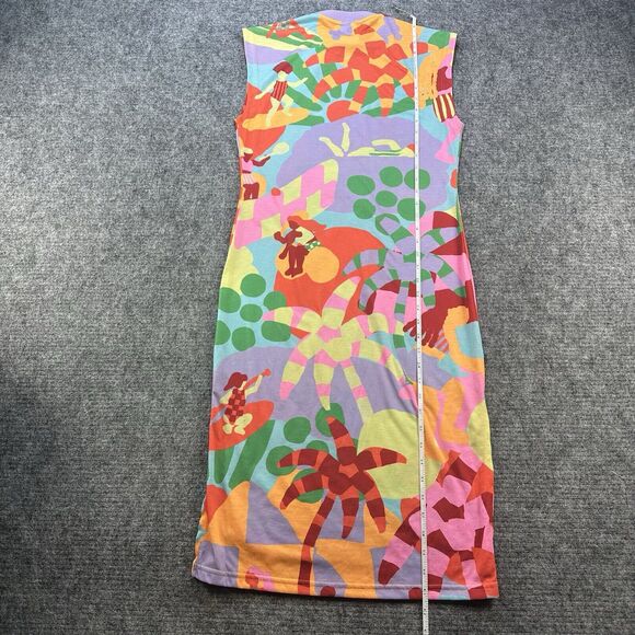 Adidas x Farm Rio Dress Women Extra Small Shirtdress Sporty - Picture 15 of 16